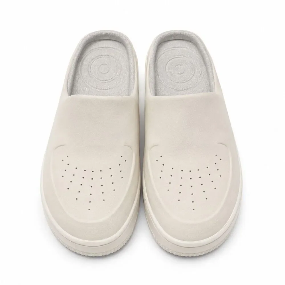 Nike Air Force 1 Lover XX Mule Platform Clog Slip On Shoes Womens 7.5 Ivory